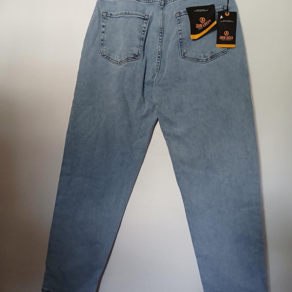 Denim&Co Men's Relaxed Fit Blue Jeans Size 32 New $30 - Picture 5 of 14
